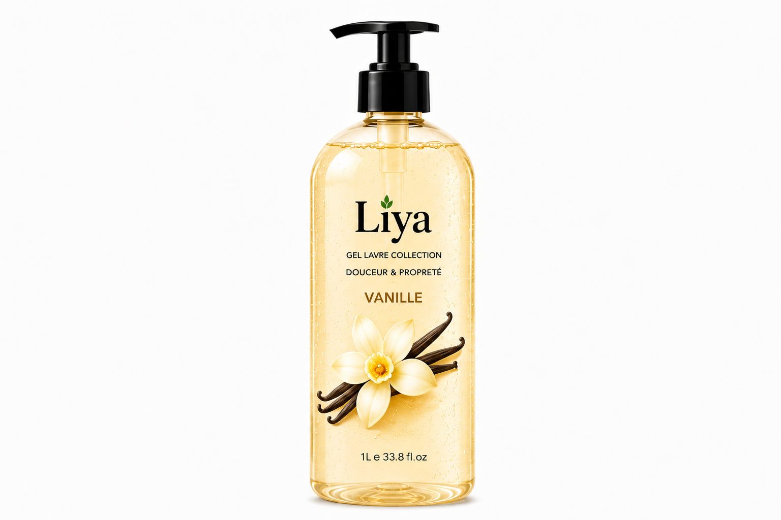 Gel lavant main Vanille